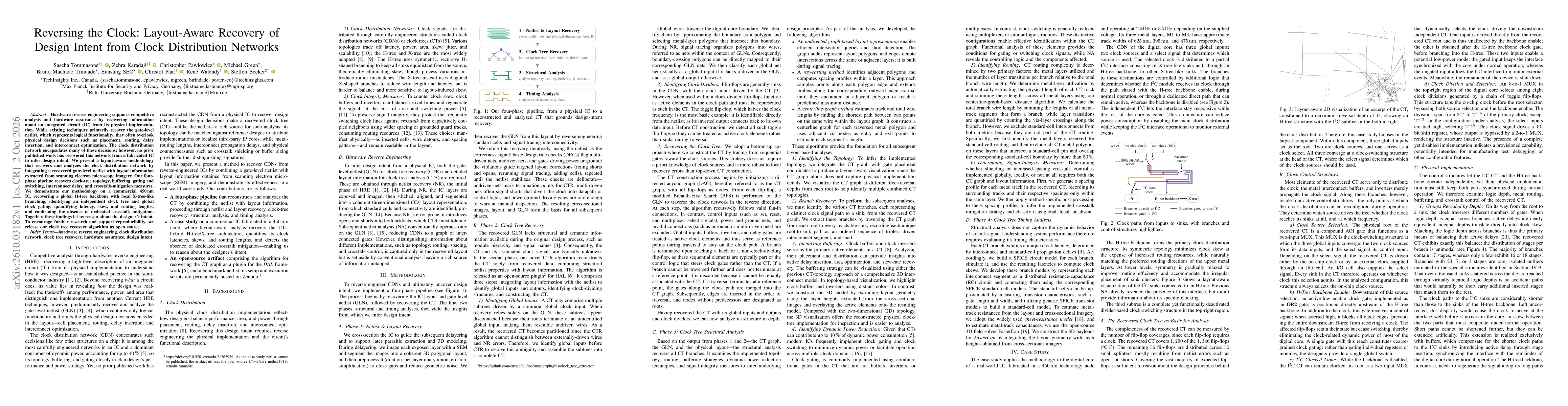 Thumbnail for Reversing the Clock: Layout-Aware Recovery of Design Intent from Clock Distribution Networks