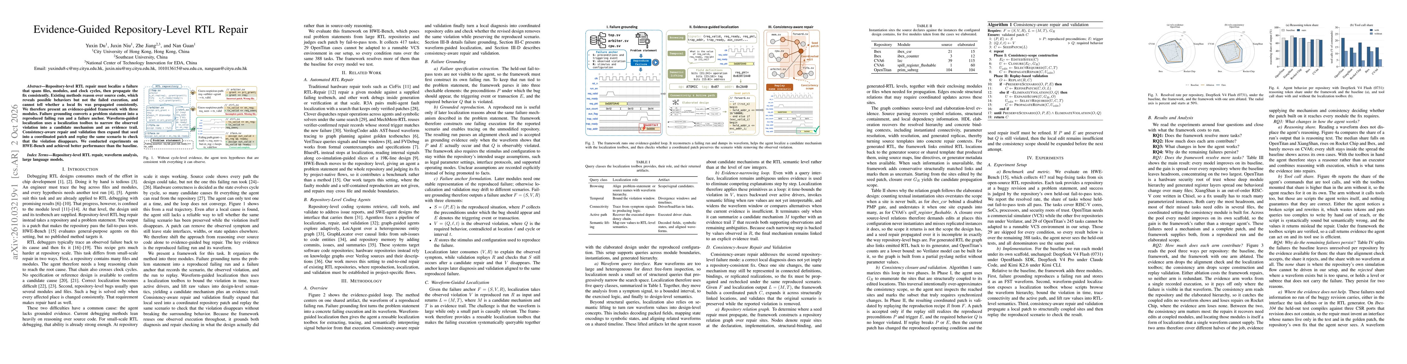 Thumbnail for Evidence-Guided Repository-Level RTL Repair