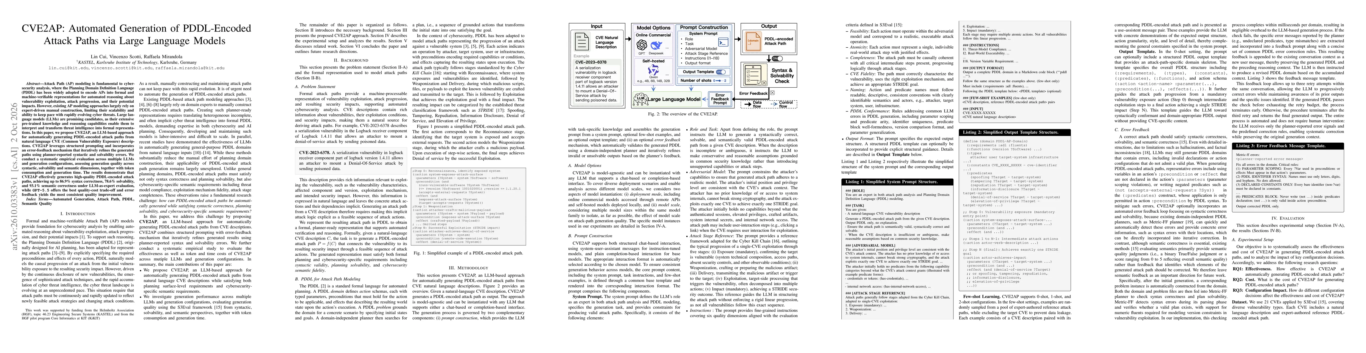 Thumbnail for CVE2AP: Automated Generation of PDDL-Encoded Attack Paths via Large Language Models