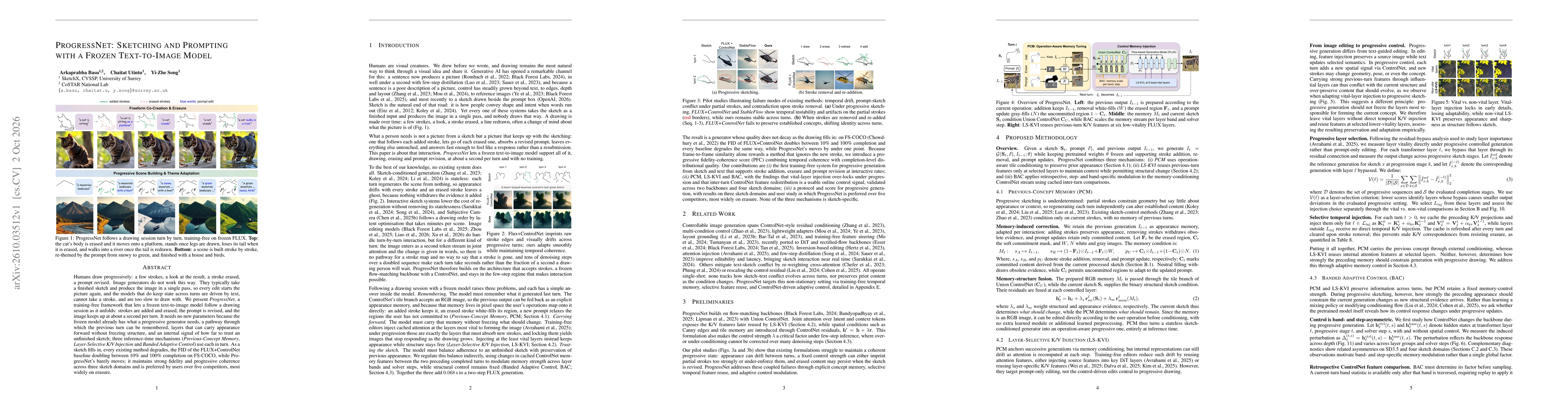 Thumbnail for ProgressNet: Sketching and Prompting with a Frozen Text-to-Image Model