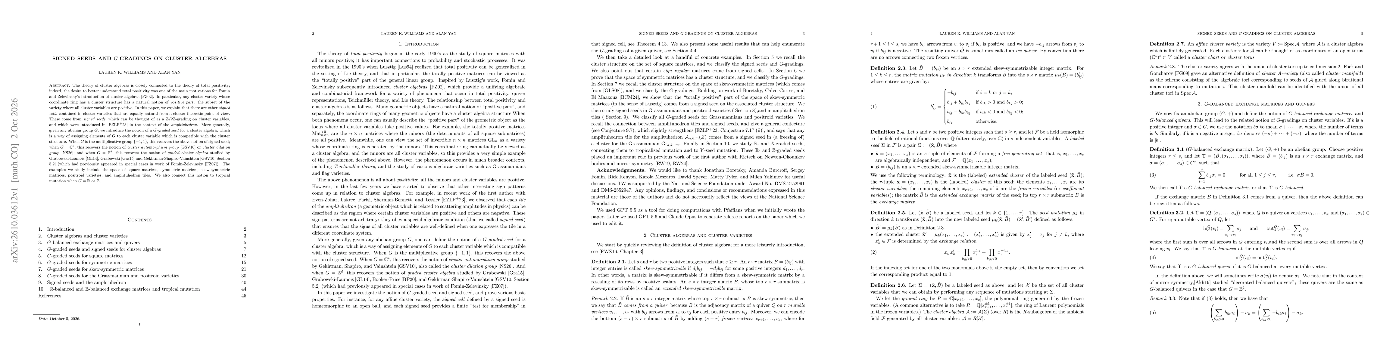 Thumbnail for Signed seeds and G-gradings on cluster algebras
