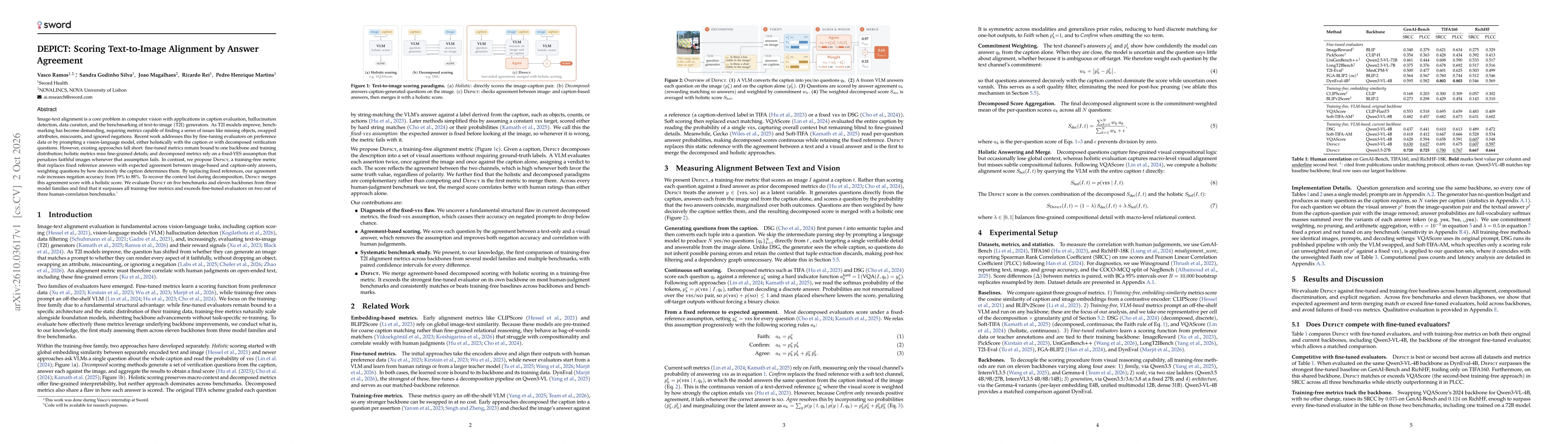 Thumbnail for DEPICT: Scoring Text-to-Image Alignment by Answer Agreement
