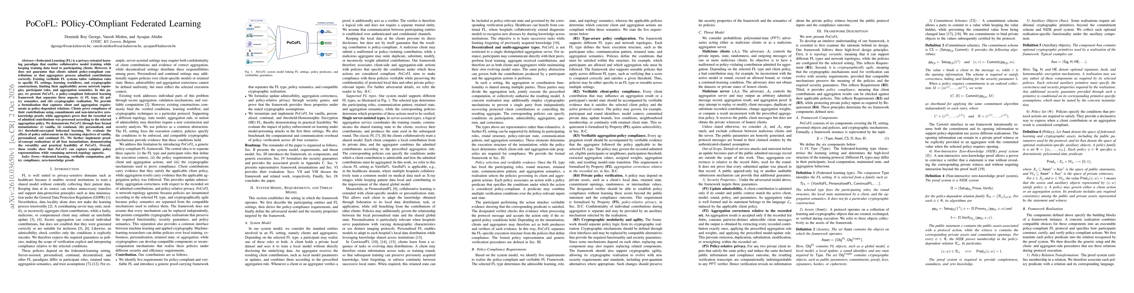 Thumbnail for PoCoFL: POlicy-COmpliant Federated Learning