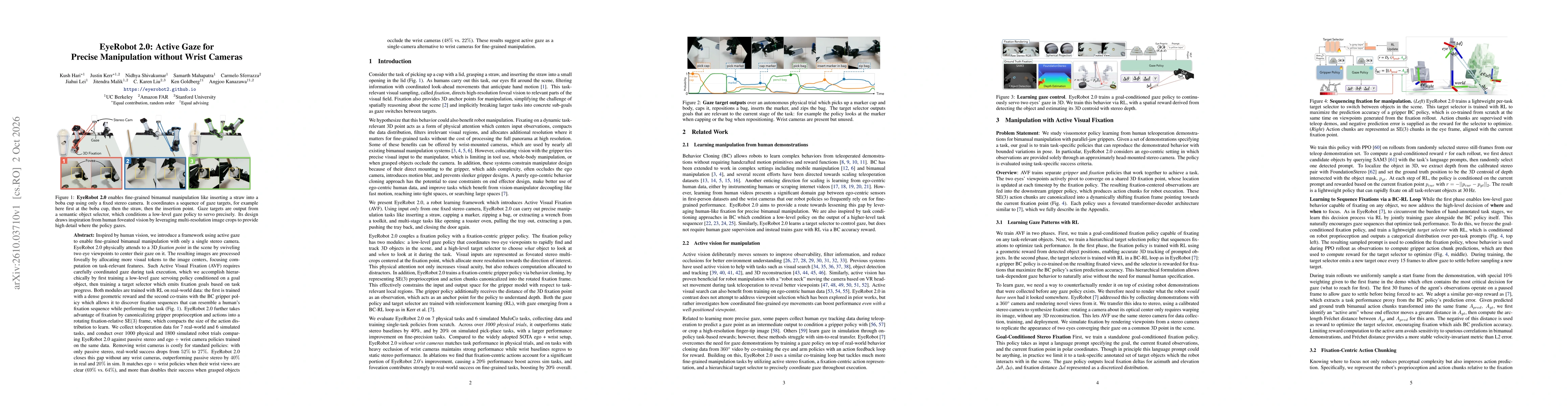 Thumbnail for EyeRobot 2.0: Active Gaze for Precise Manipulation without Wrist Cameras