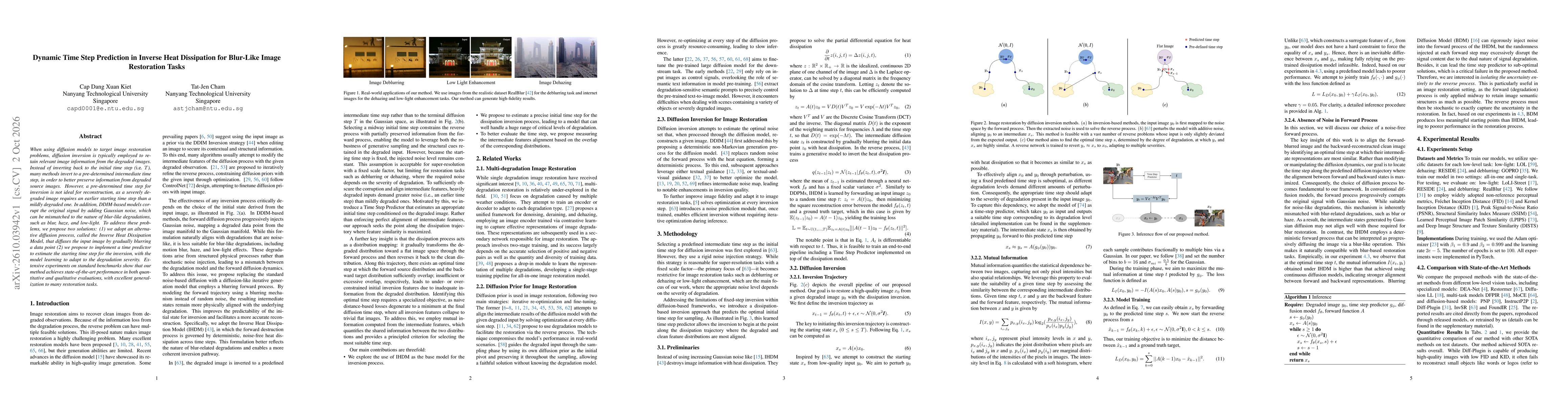 Thumbnail for Dynamic Time Step Prediction in Inverse Heat Dissipation for Blur-Like Image Restoration Tasks