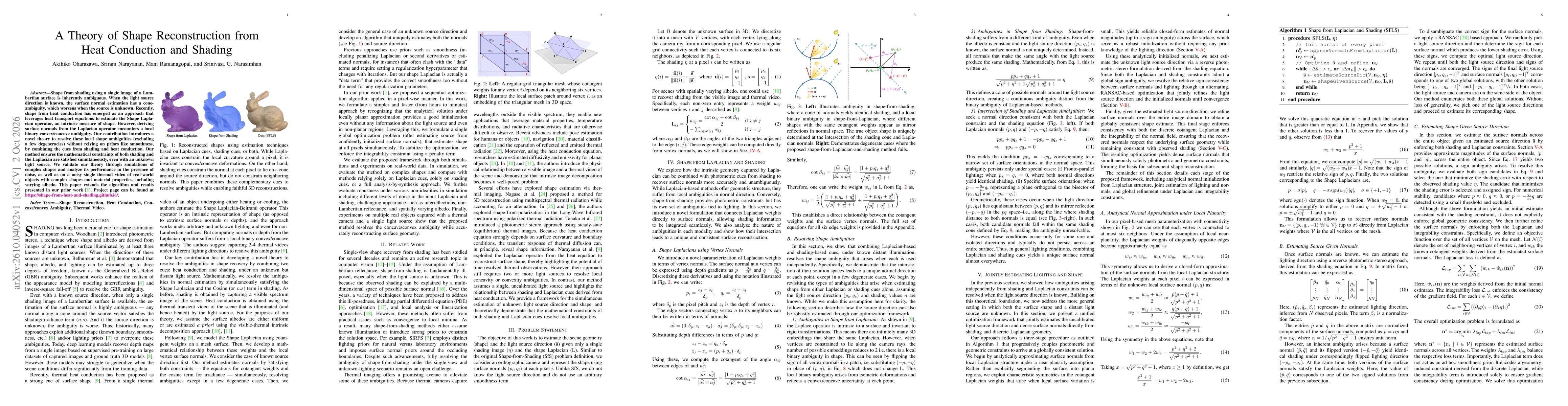 Thumbnail for A Theory of Shape Reconstruction from Heat Conduction and Shading