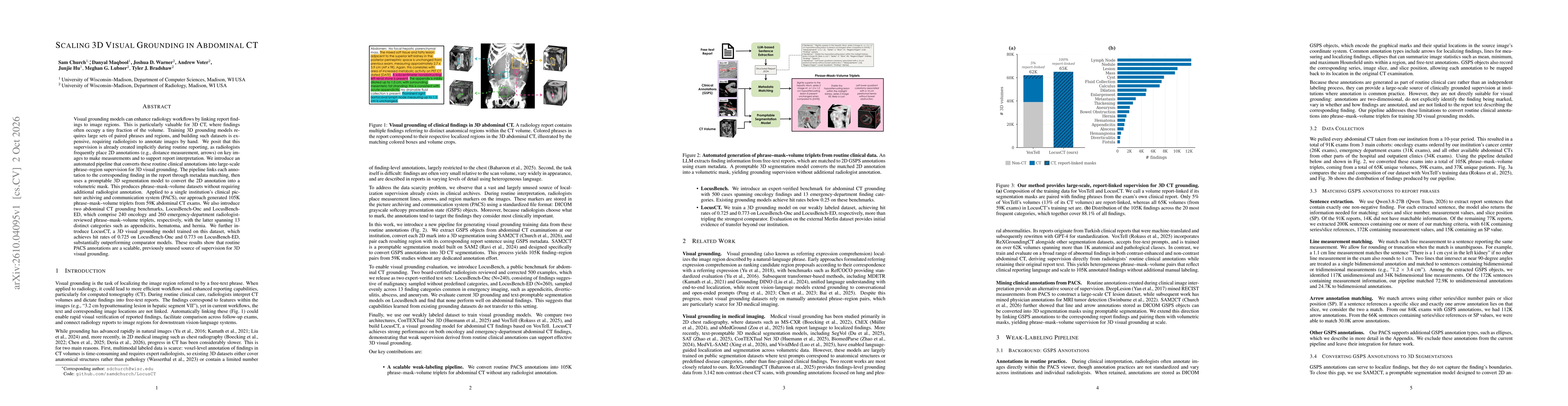 Thumbnail for Scaling 3D Visual Grounding in Abdominal CT