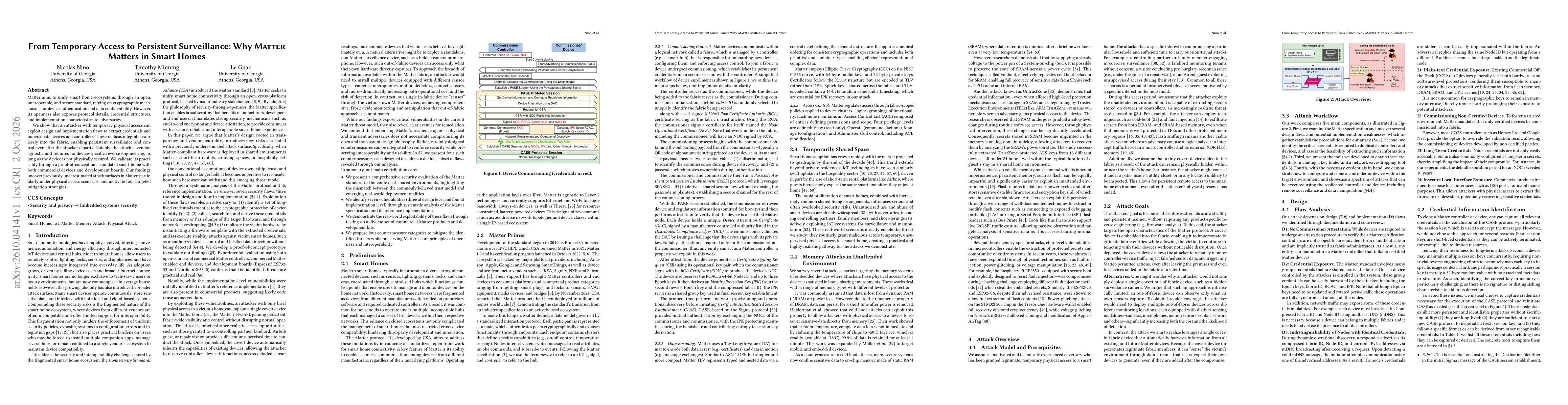 Thumbnail for From Temporary Access to Persistent Surveillance: Why Matter Matters in Smart Homes