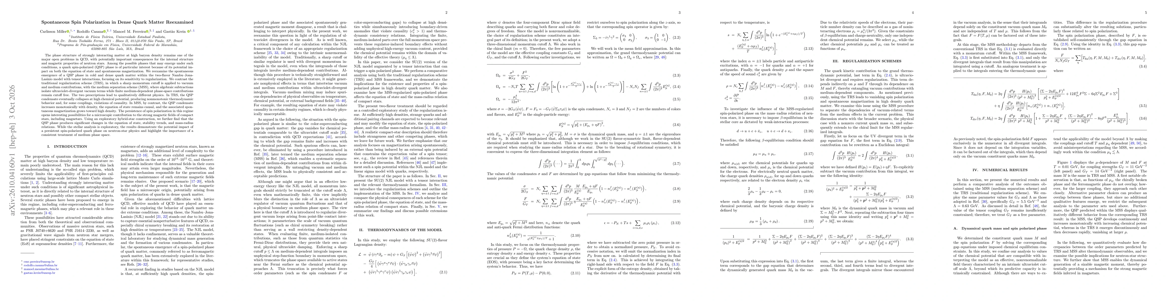 Thumbnail for Spontaneous Spin Polarization in Dense Quark Matter Reexamined