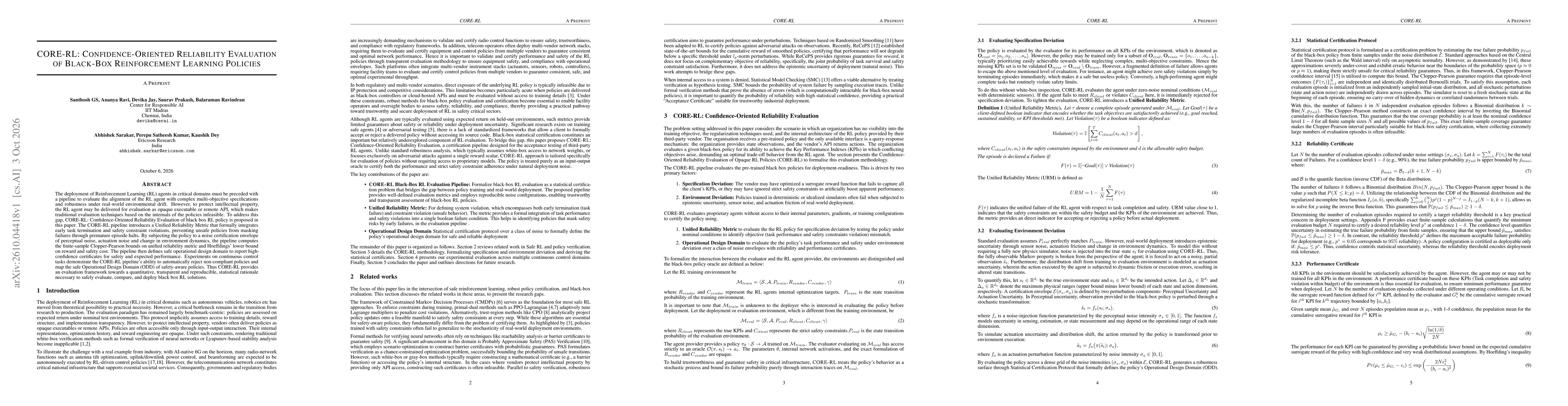 Thumbnail for CORE-RL: Confidence-Oriented Reliability Evaluation of Black-Box Reinforcement Learning Policies