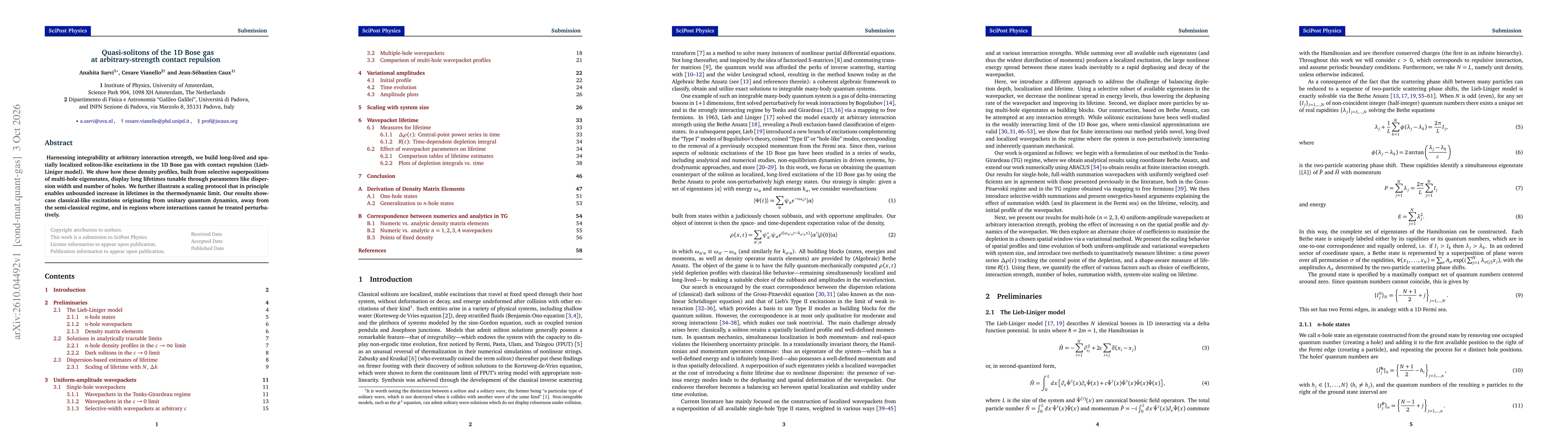 Thumbnail for Quasi-solitons of the 1D Bose gas at arbitrary-strength contact repulsion
