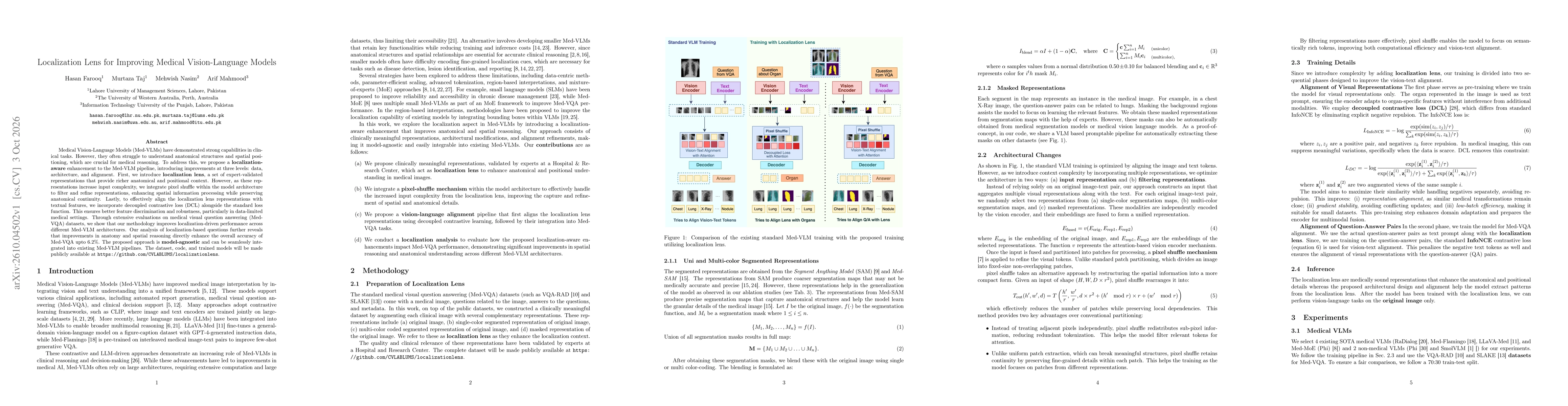 Thumbnail for Localization Lens for Improving Medical Vision-Language Models
