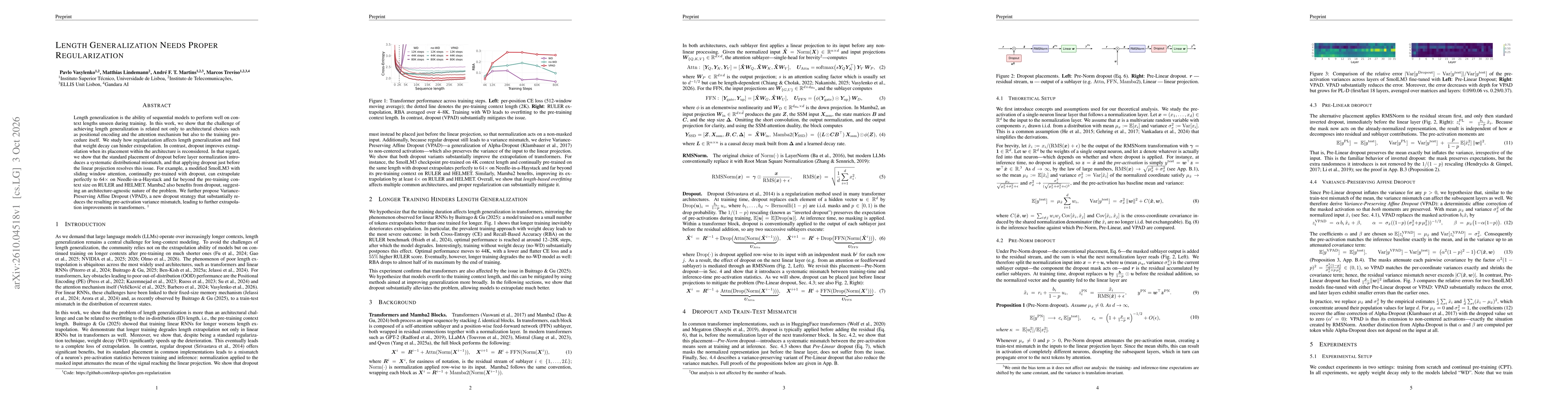 Thumbnail for Length Generalization Needs Proper Regularization