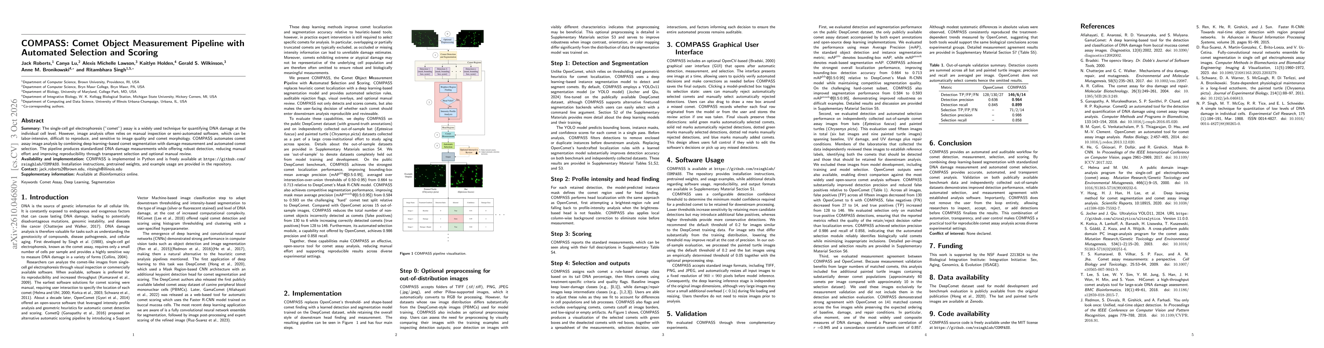 Thumbnail for COMPASS: Comet Object Measurement Pipeline with Automated Selection and Scoring