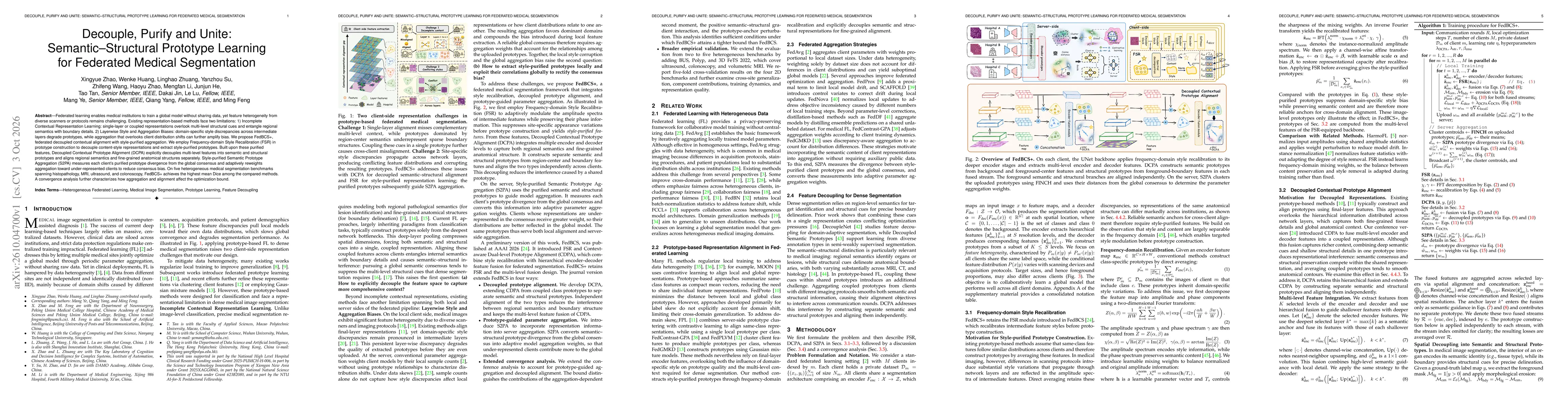 Thumbnail for Decouple, Purify and Unite: Semantic-Structural Prototype Learning for Federated Medical Segmentation