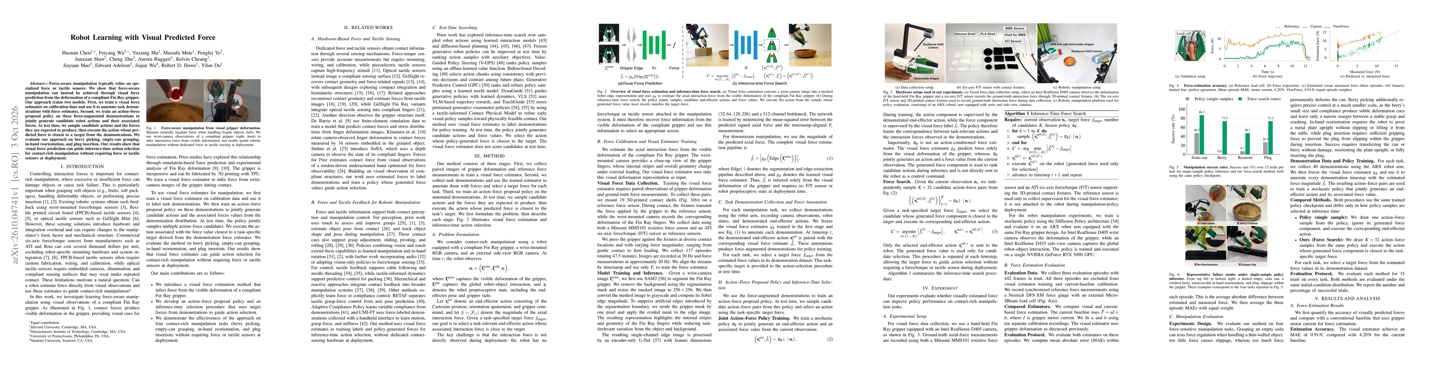 Thumbnail for Robot Learning with Visual Predicted Force