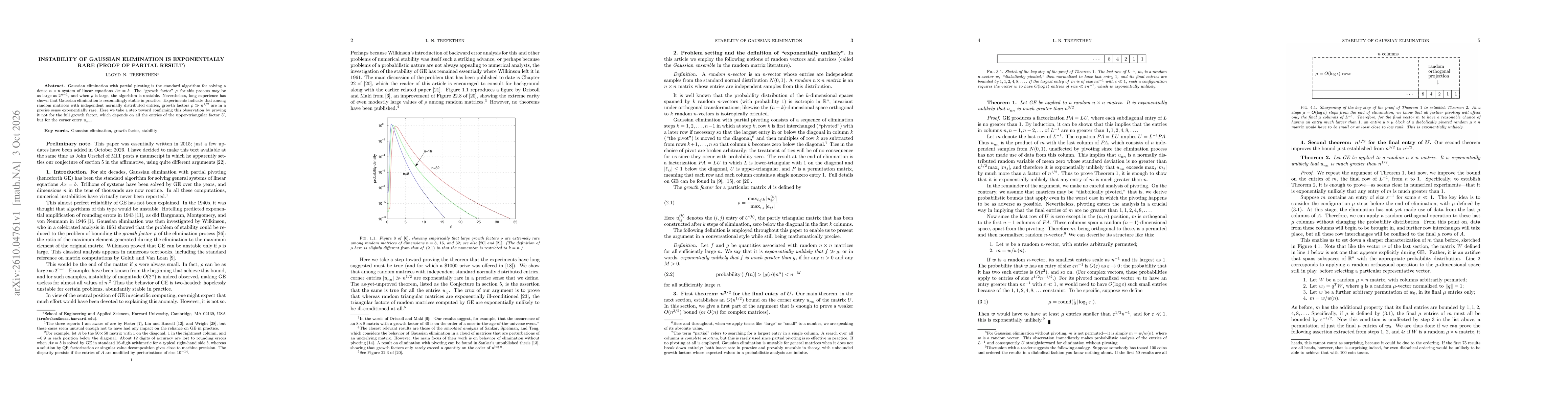 Thumbnail for Instability of Gaussian elimination is exponentially rare (proof of partial result)
