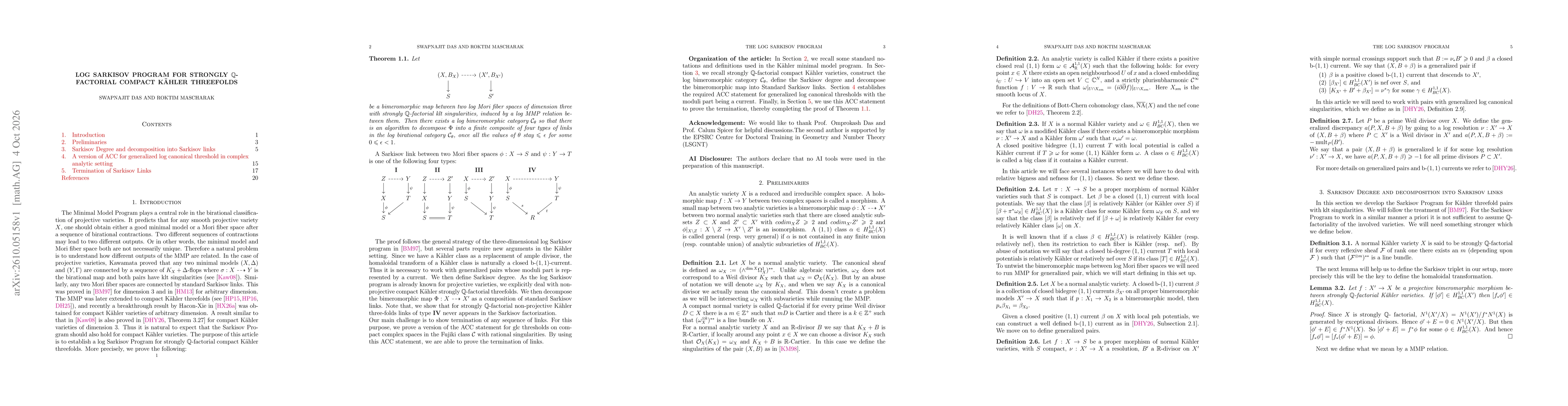 Thumbnail for Log Sarkisov Program for strongly $\mathbb{Q}$-factorial compact Kähler threefolds