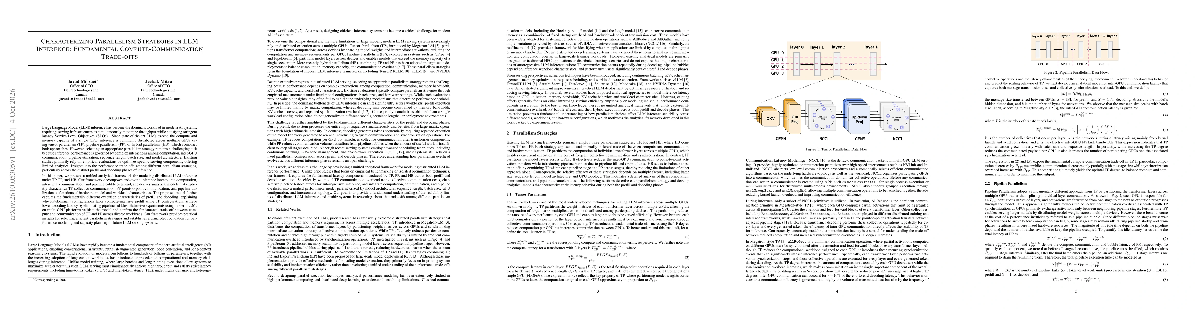 Thumbnail for Characterizing Parallelism Strategies in LLM Inference: Fundamental Compute-Communication Trade-offs