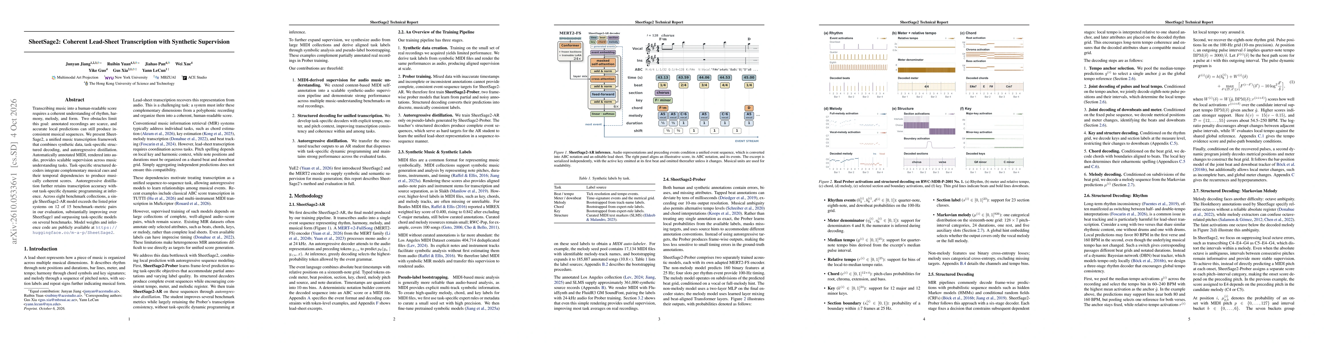 Thumbnail for SheetSage2: Coherent Lead-Sheet Transcription with Synthetic Supervision