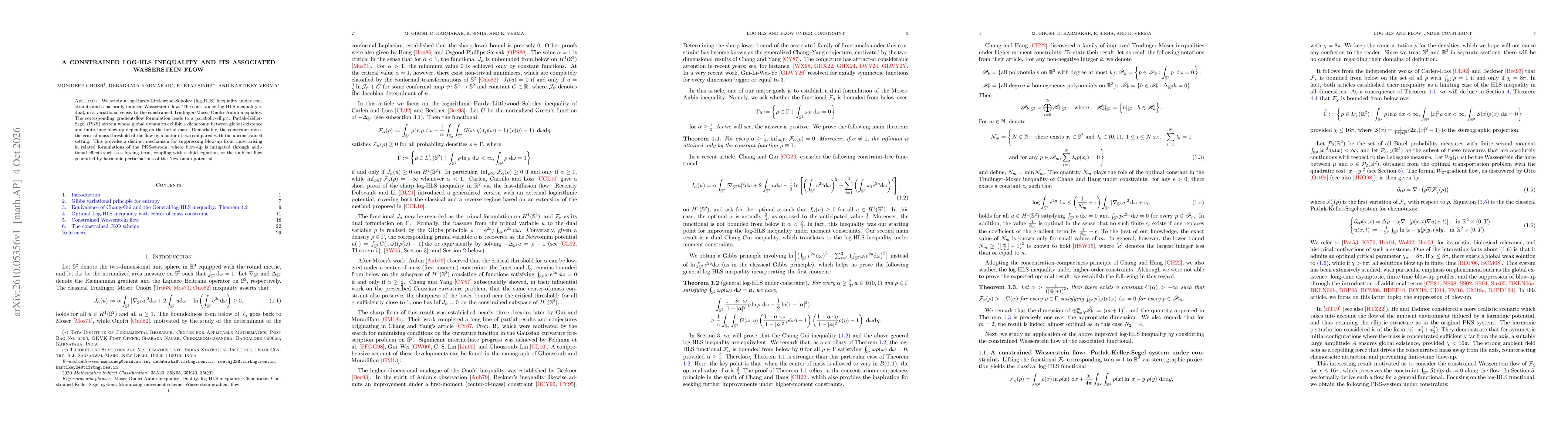 Thumbnail for A constrained log-HLS inequality and its associated Wasserstein flow