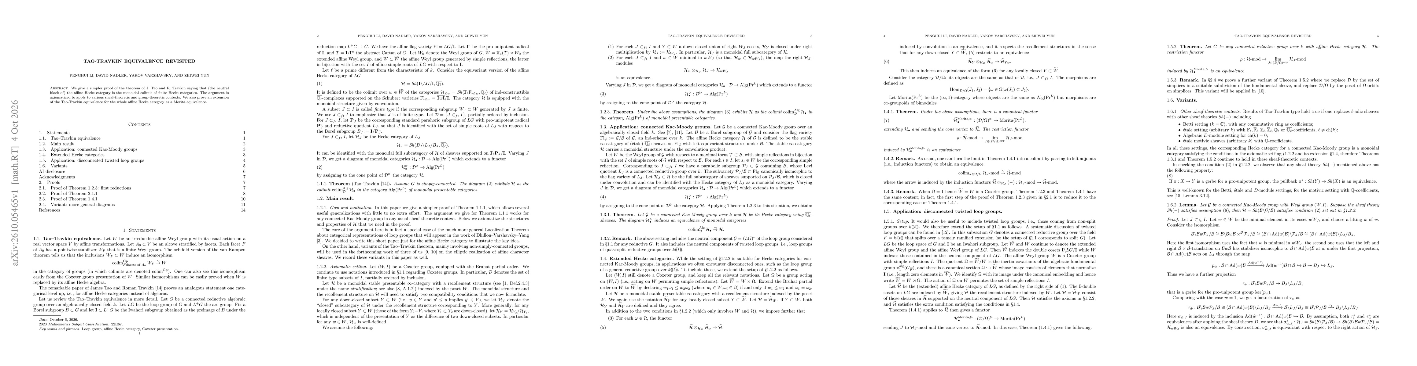 Thumbnail for Tao-Travkin equivalence revisited
