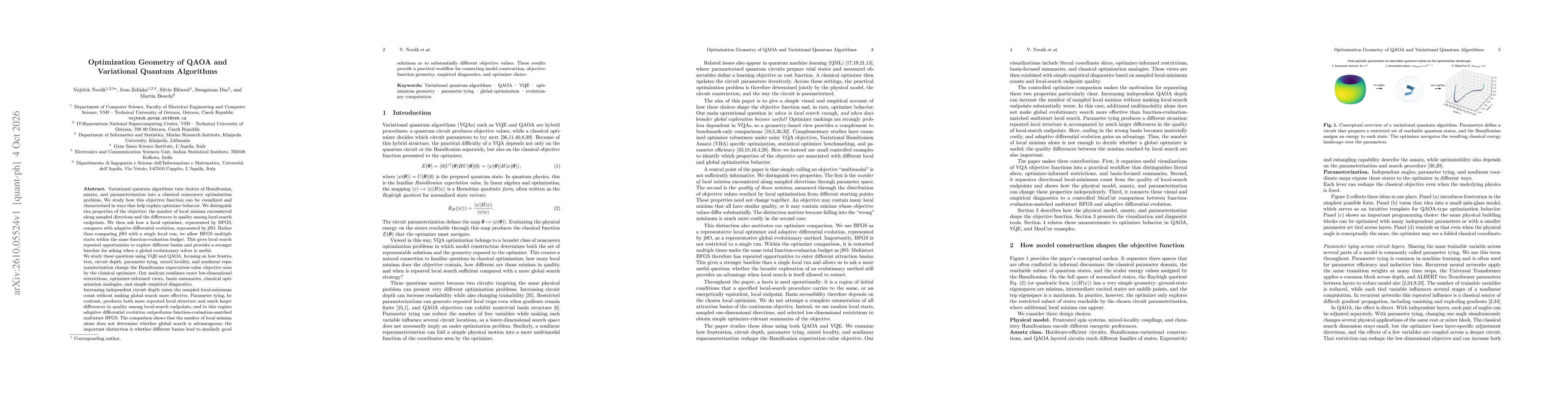 Thumbnail for Optimization Geometry of QAOA and Variational Quantum Algorithms