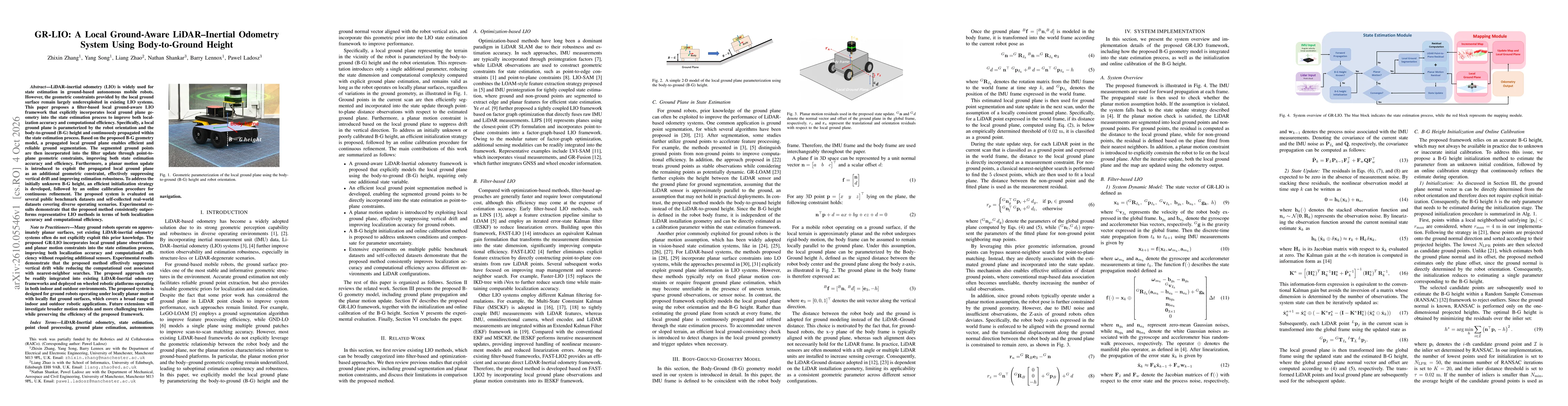 Thumbnail for GR-LIO: A Local Ground-Aware LiDAR-Inertial Odometry System Using Body-to-Ground Height