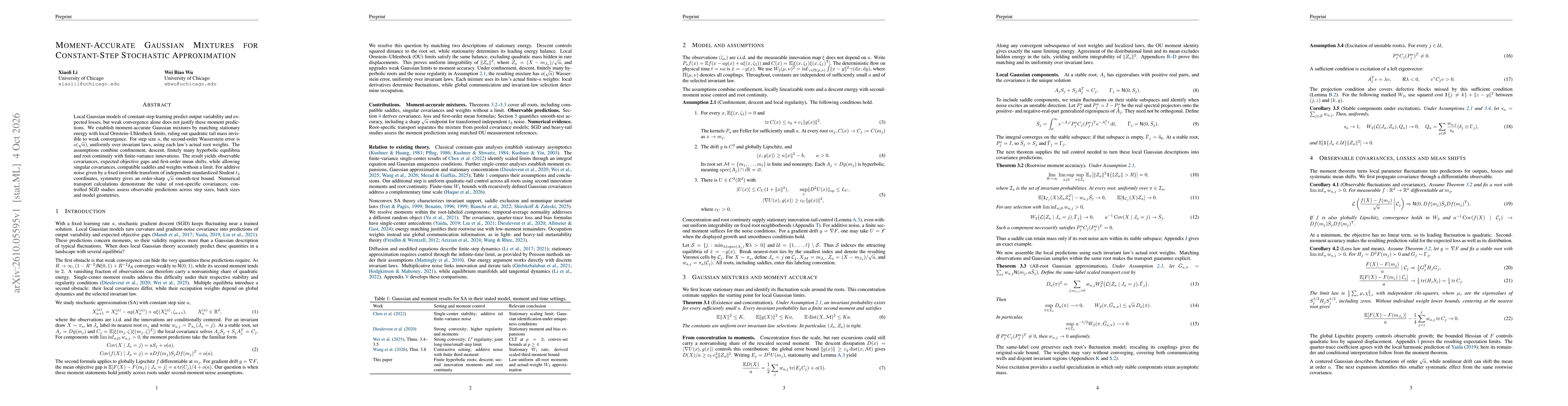 Thumbnail for Moment-Accurate Gaussian Mixtures for Constant-Step Stochastic Approximation