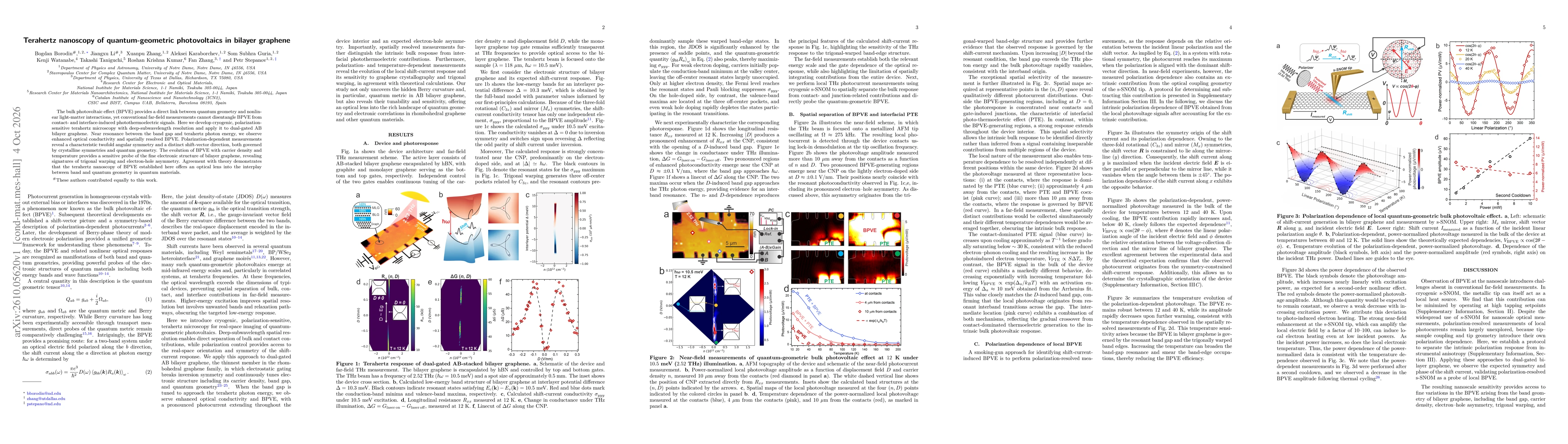 Thumbnail for Terahertz nanoscopy of quantum-geometric photovoltaics in bilayer graphene