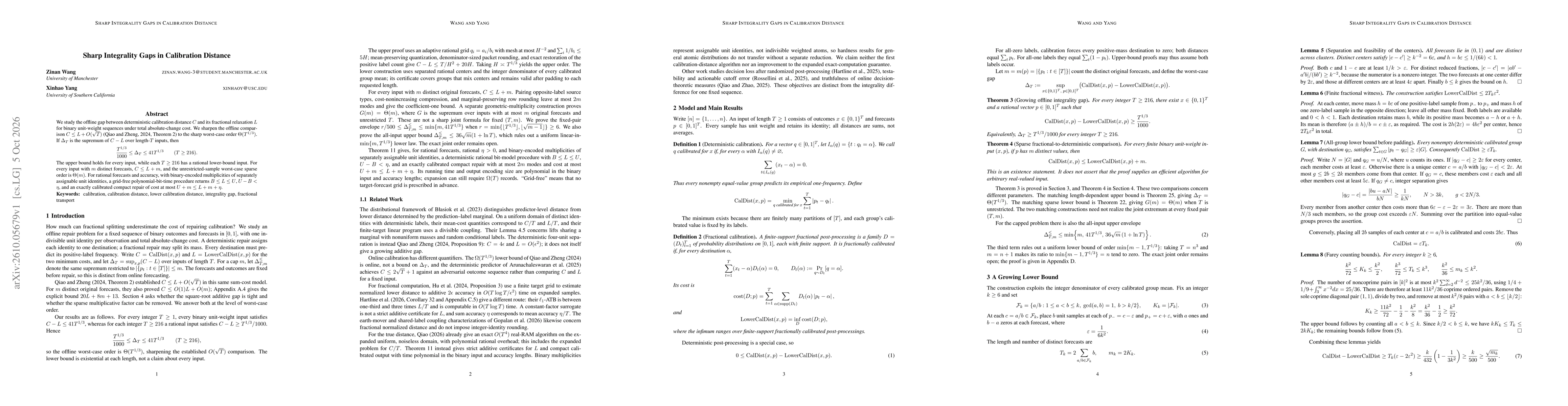Thumbnail for Sharp Integrality Gaps in Calibration Distance