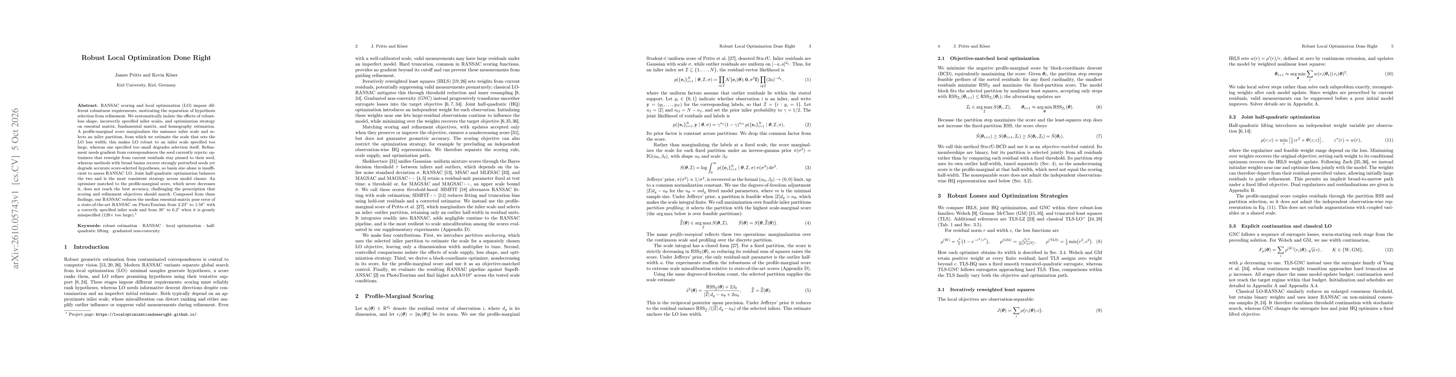 Thumbnail for Robust Local Optimization Done Right