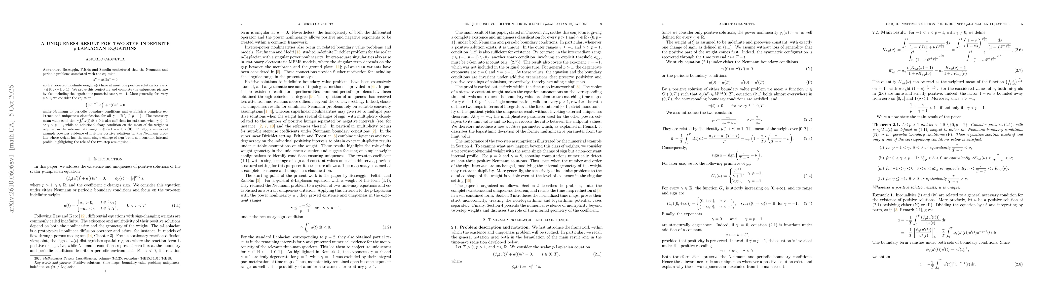 Thumbnail for A uniqueness result for two-step indefinite $p$-Laplacian equations