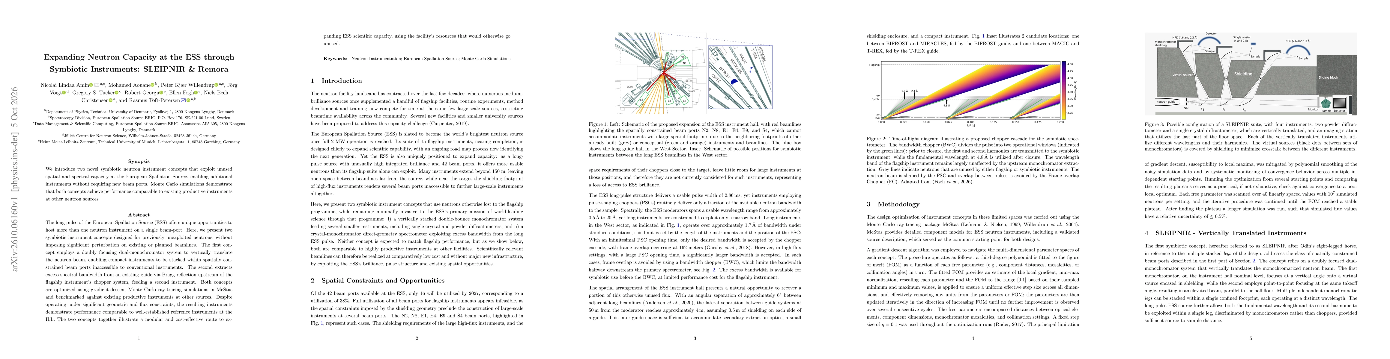 Thumbnail for Expanding Neutron Capacity at the ESS through Symbiotic Instruments: SLEIPNIR & Remora