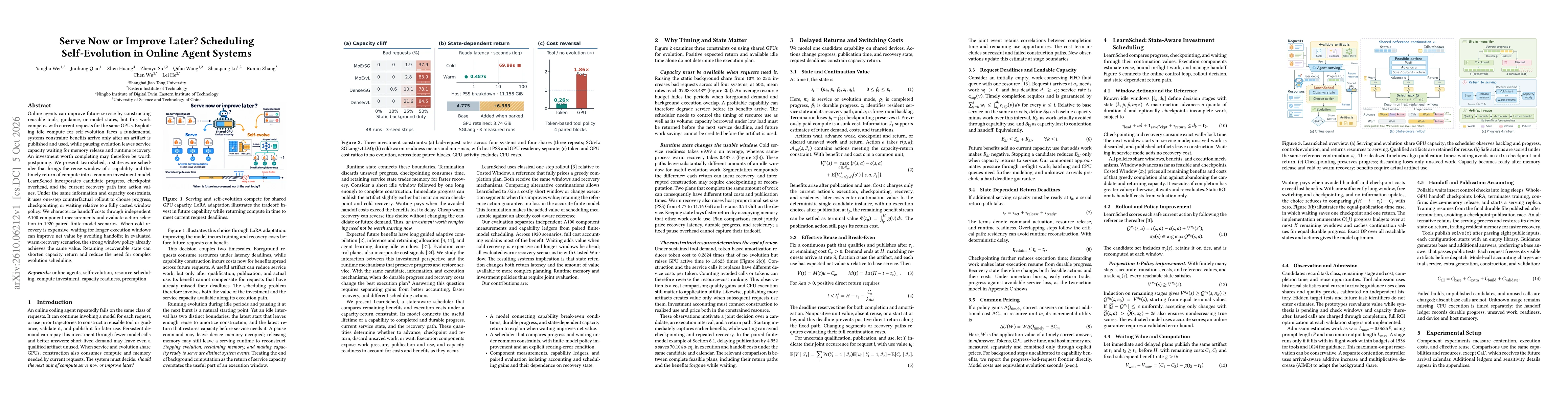 Thumbnail for Serve Now or Improve Later? Scheduling Self-Evolution in Online Agent Systems