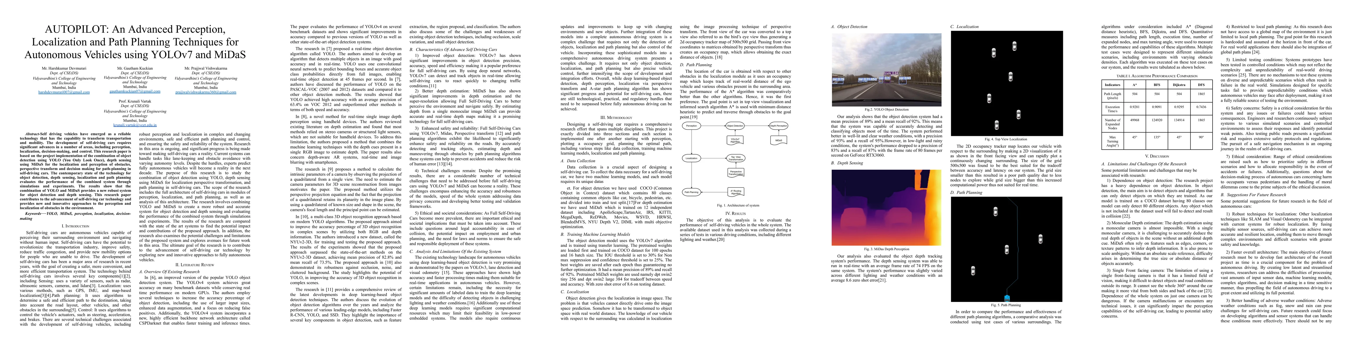 Thumbnail for AUTOPILOT An Advanced Perception, Localization and Path Planning Techniques for Autonomous Vehicles Using YOLOv7 and MiDaS