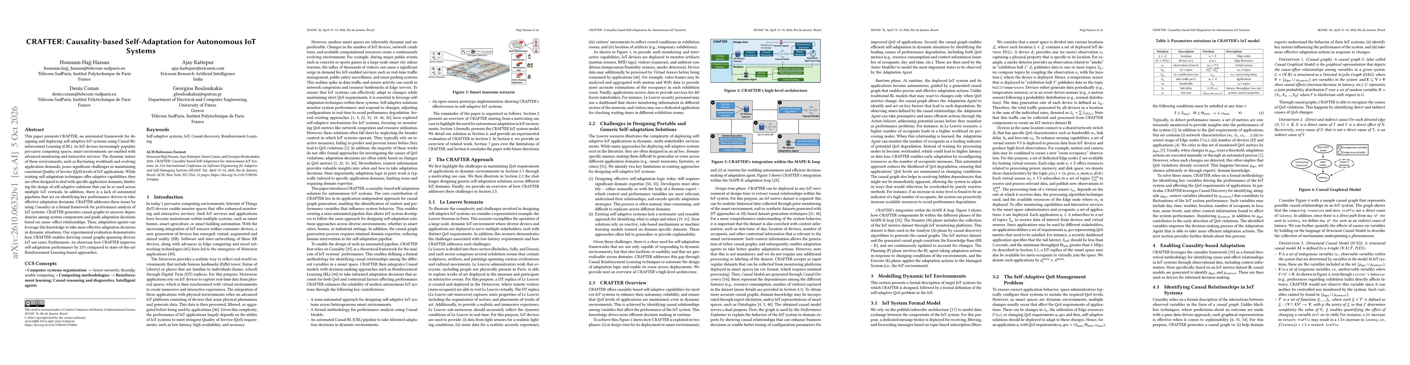 Thumbnail for CRAFTER: Causality-based Self-adaptation for Autonomous IoT Systems