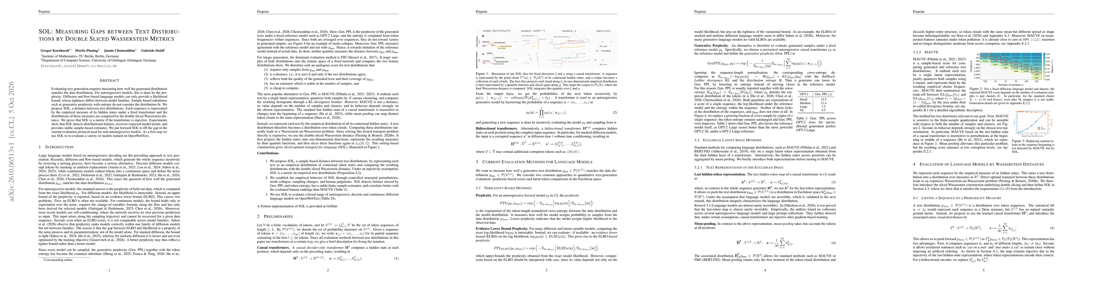 Thumbnail for SOL: Measuring Gaps between Text Distributions by Double Sliced Wasserstein Metrics