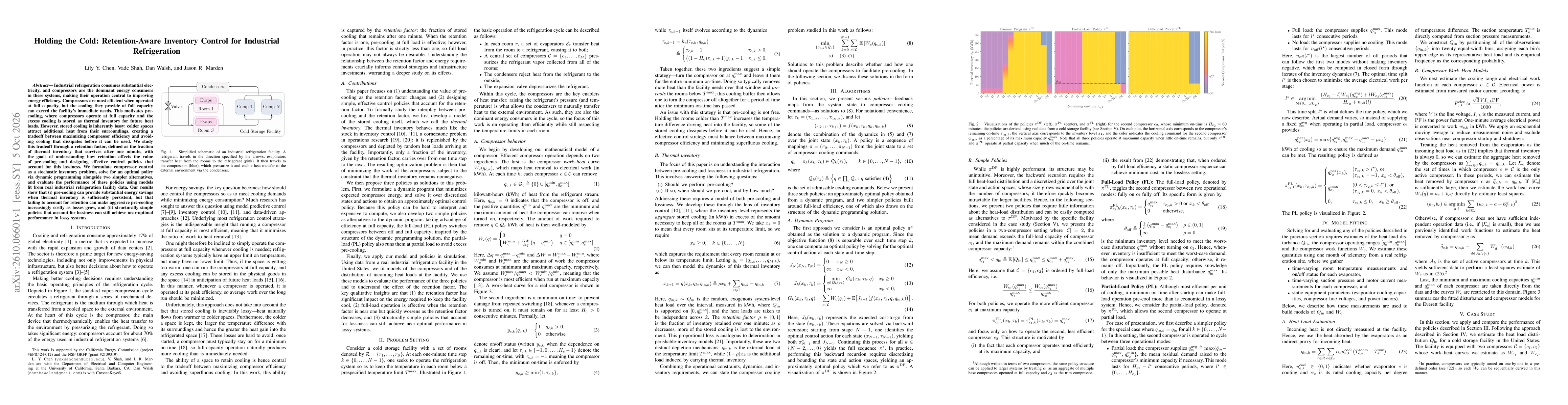 Thumbnail for Holding the Cold: Retention-Aware Inventory Control for Industrial Refrigeration