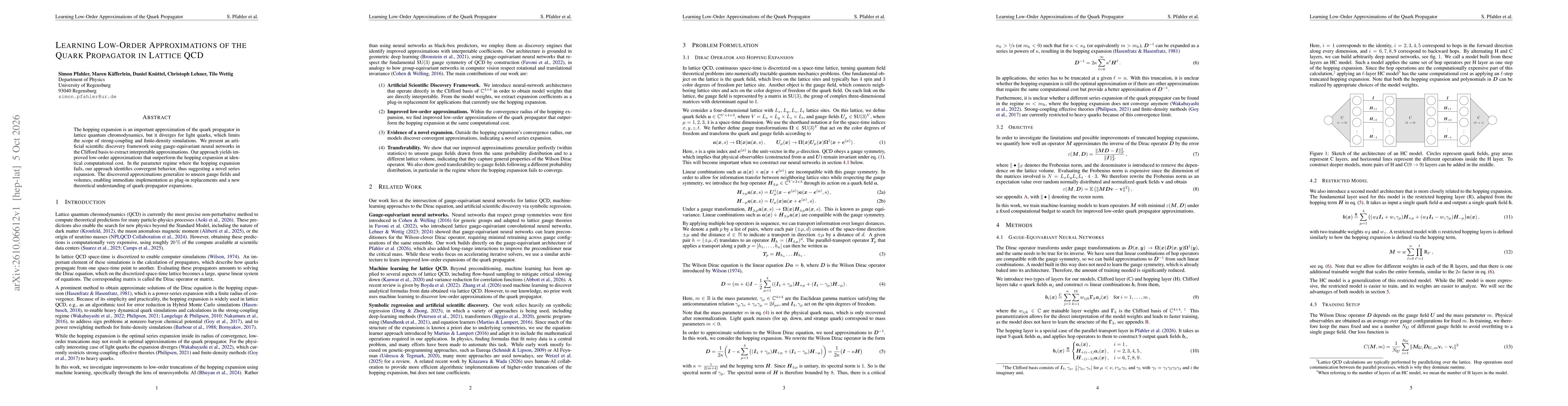 Thumbnail for Learning Low-Order Approximations of the Quark Propagator in Lattice QCD