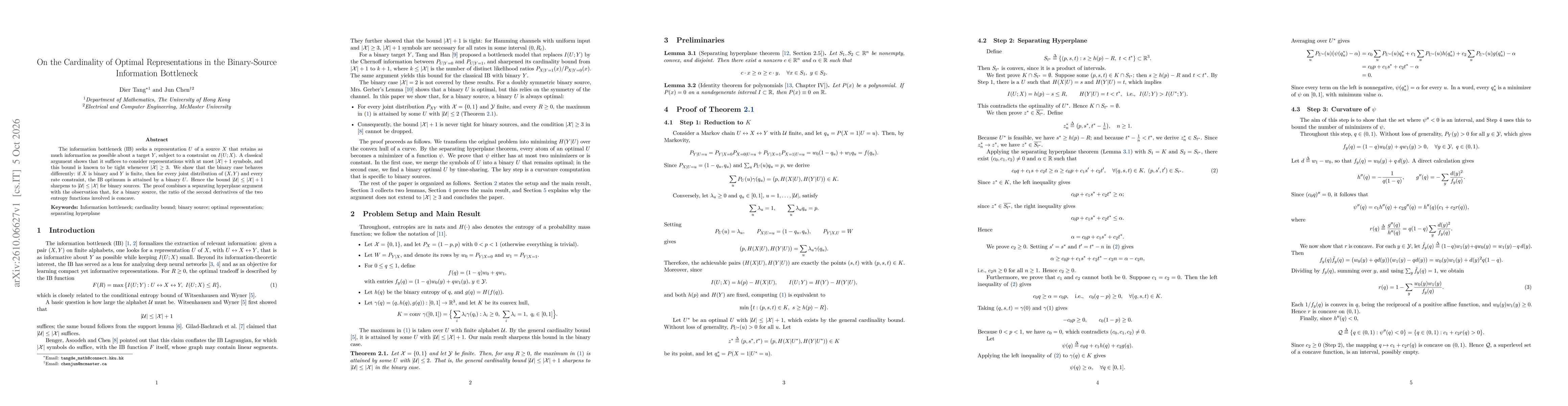 Thumbnail for On the Cardinality of Optimal Representations in the Binary-Source Information Bottleneck