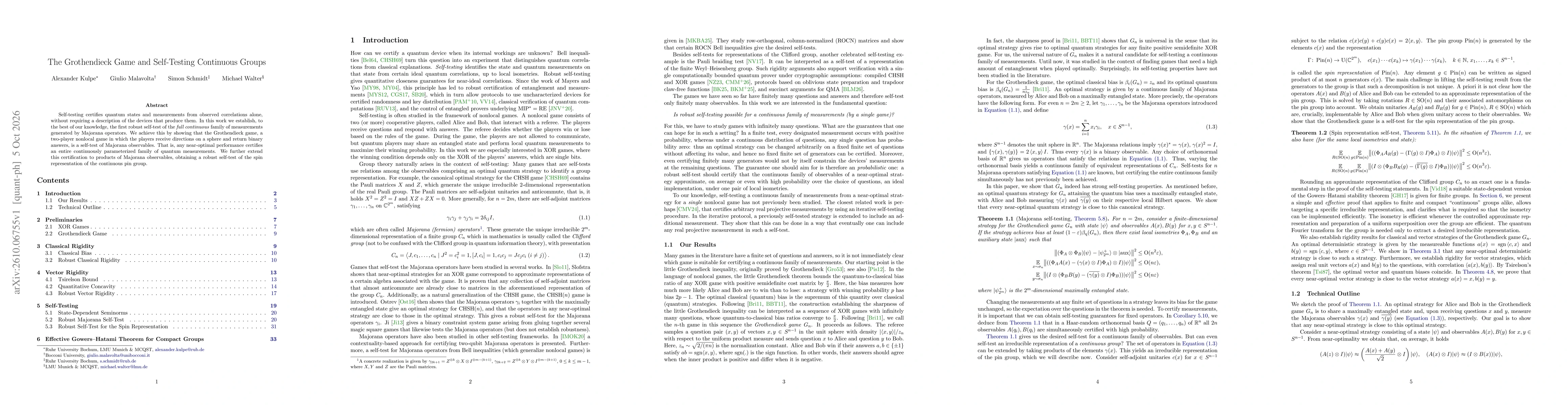 Thumbnail for The Grothendieck Game and Self-Testing Continuous Groups
