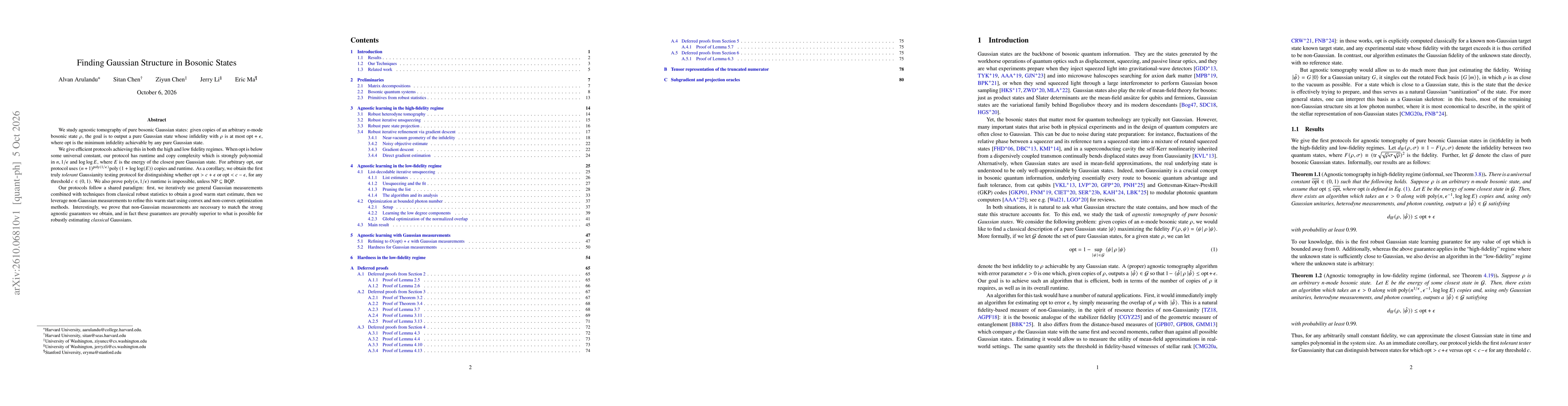 Thumbnail for Finding Gaussian Structure in Bosonic States