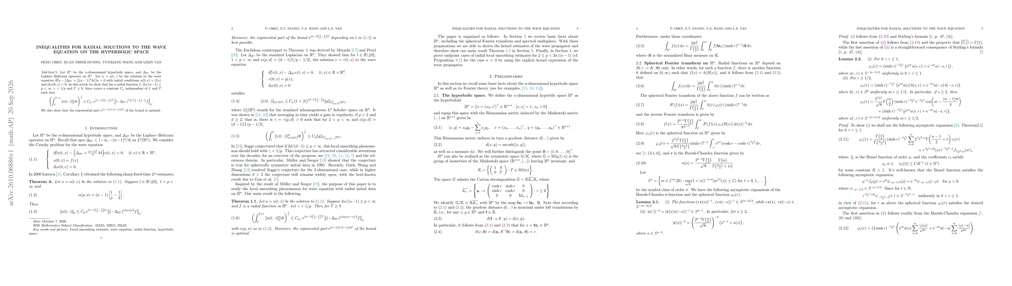 Thumbnail for Inequalities for radial solutions to the wave equation on the hyperbolic space