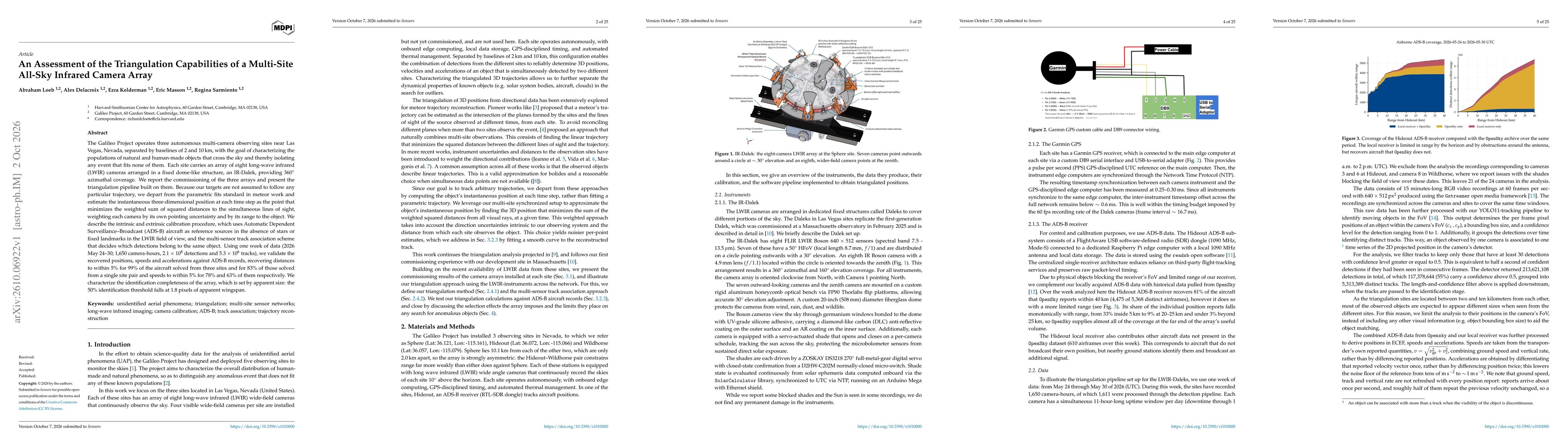 Thumbnail for An Assessment of the Triangulation Capabilities of a Multi-Site All-Sky Infrared Camera Array