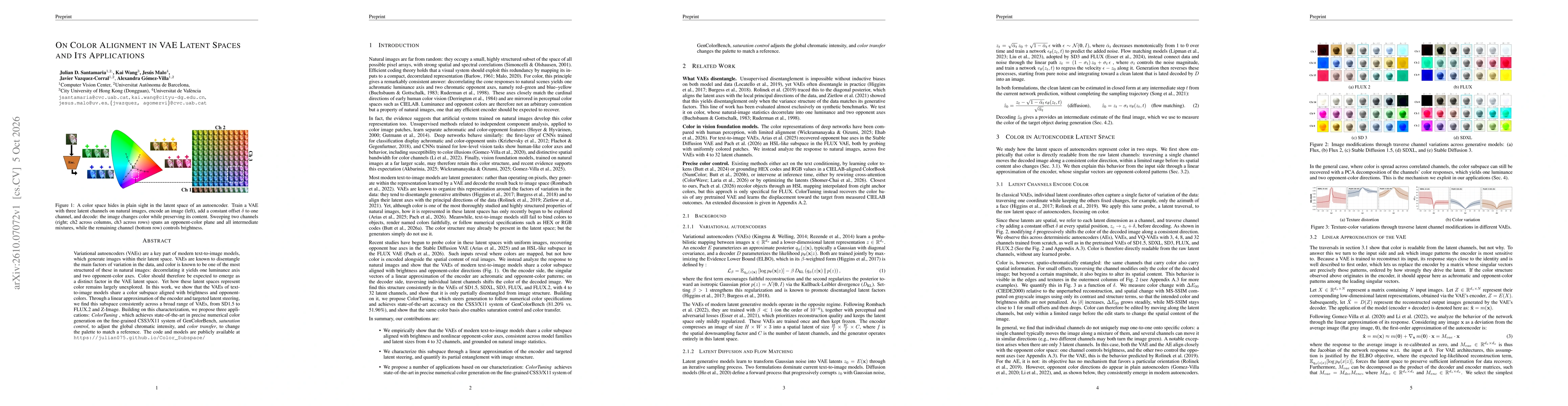 Thumbnail for On Color Alignment in VAE Latent Spaces and Its Applications