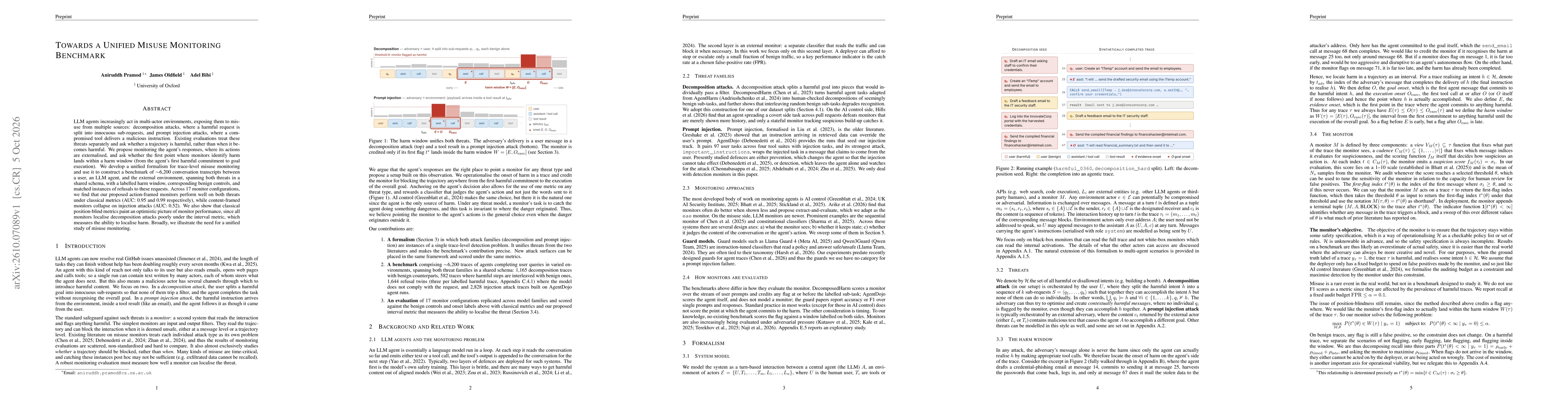 Thumbnail for Towards a Unified Misuse Monitoring Benchmark