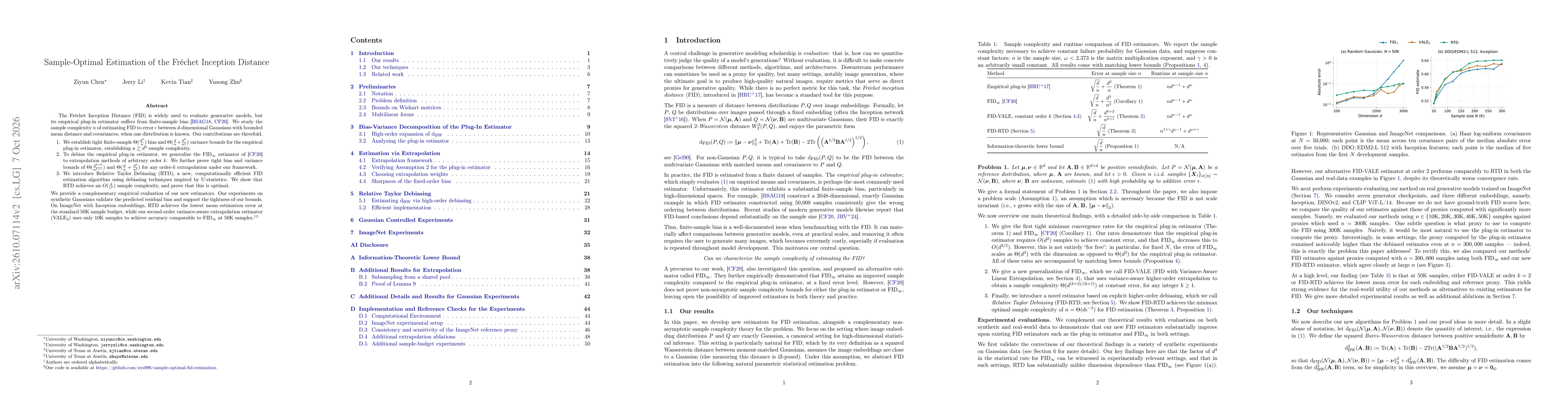 Thumbnail for Sample-Optimal Estimation of the Fréchet Inception Distance