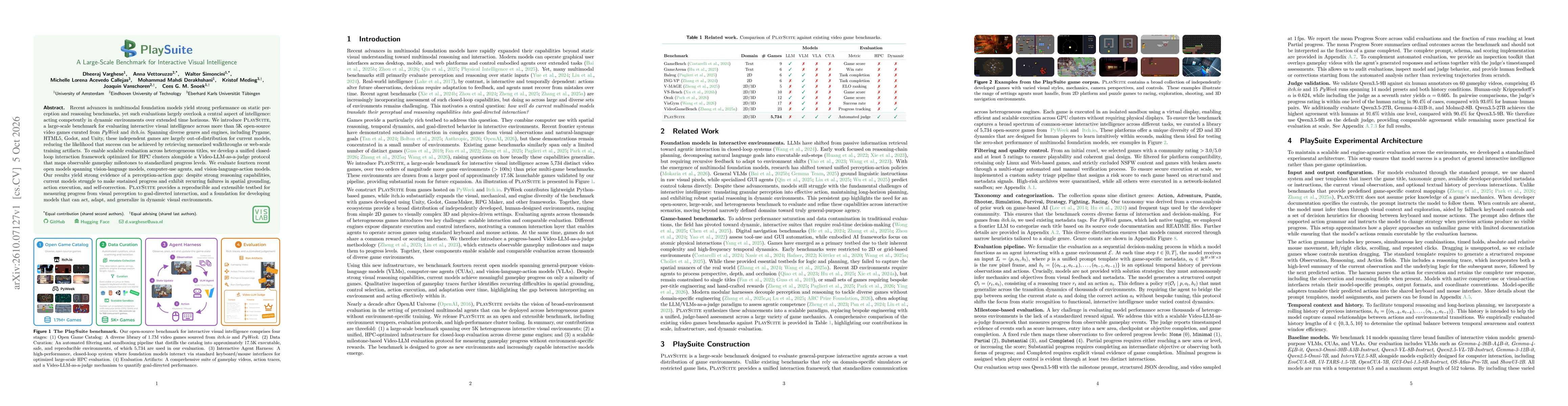 Thumbnail for PlaySuite: A Large-Scale Benchmark for Interactive Visual Intelligence
