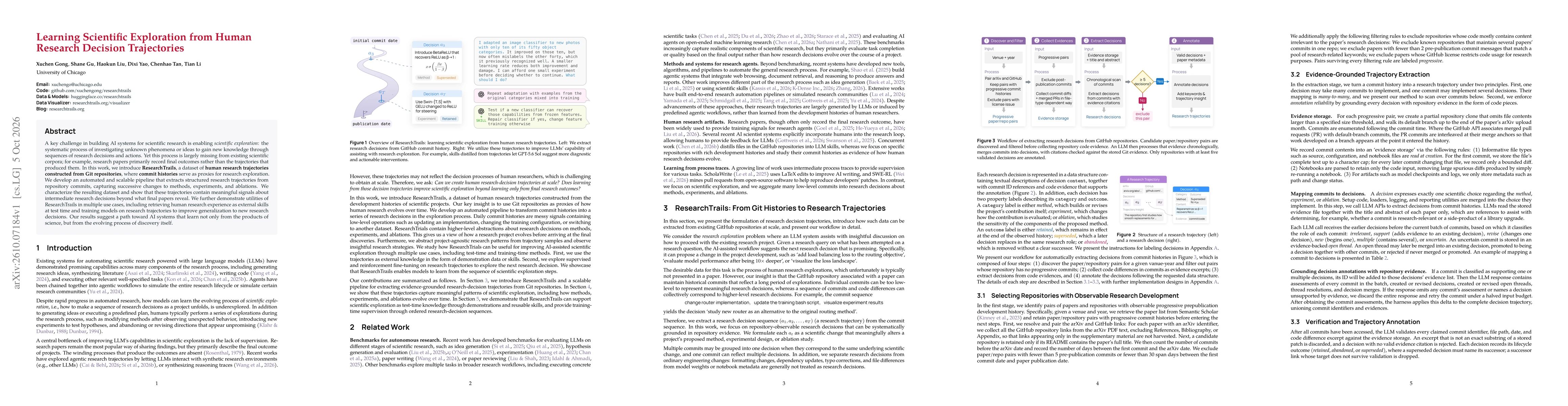 Thumbnail for Learning Scientific Exploration from Human Research Decision Trajectories